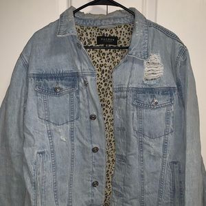Pacsun distressed denim jacket